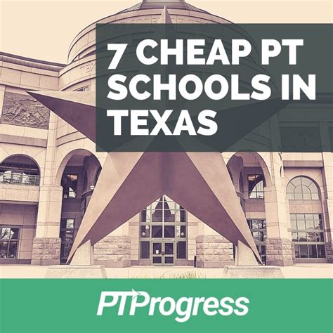 Pt Schools In Texas