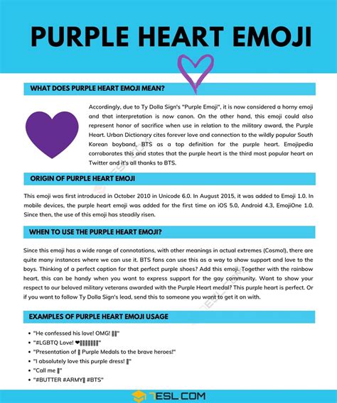 Purple Heart Meaning Origin And Examples 7Esl