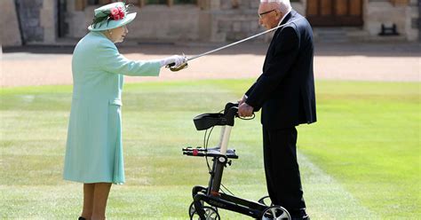 Queen Elizabeth Ii Knights 100 Year Old World War Ii Veteran After He