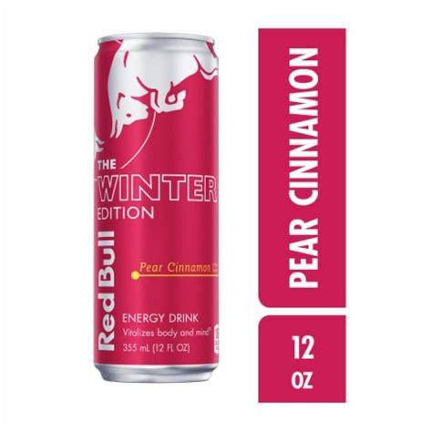 Red Bull Winter Edition Pear Cinnamon 12Oz Can Drinks Fast Delivery