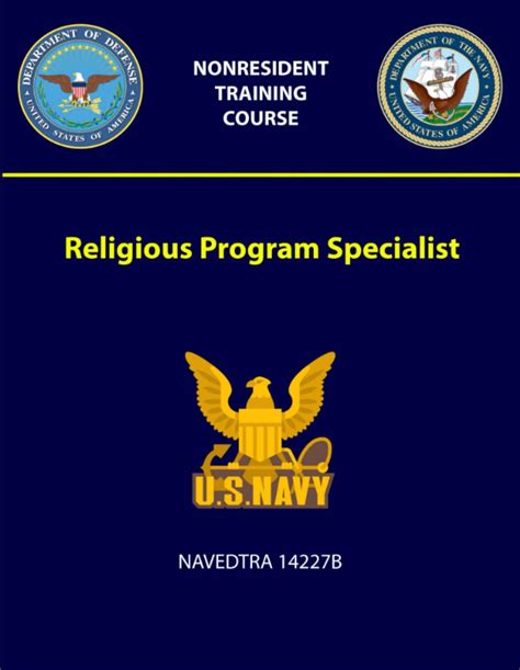 Religious Program Specialist Navedtra 14227B By U S Navy Paperback