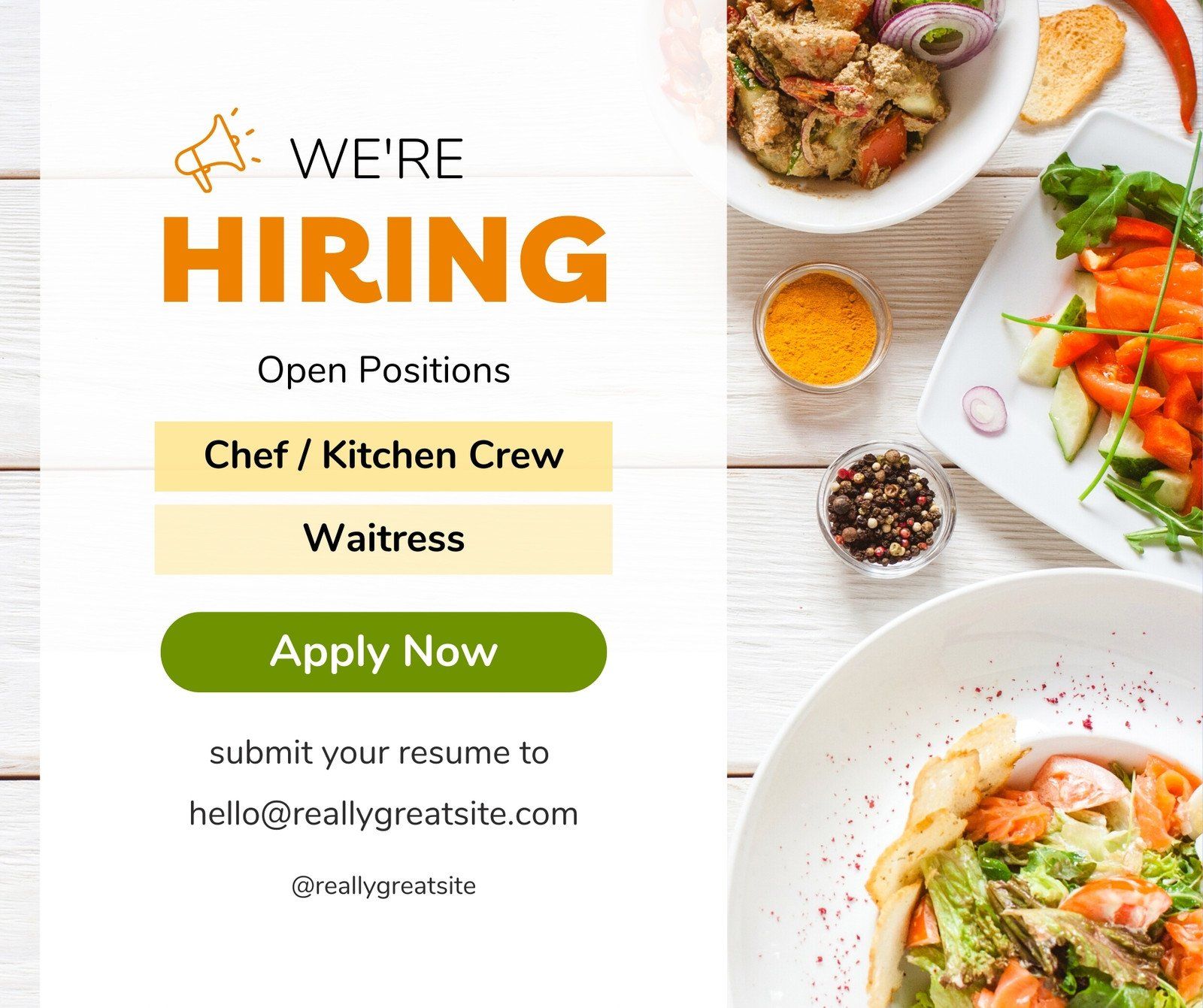 Restaurant Jobs Website