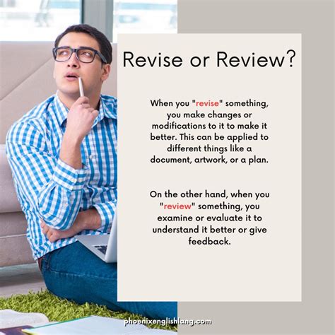 Revise Vs Review 9 Differences Examples 2024 Phoenix English