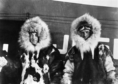 Richard E Byrd And Floyd Bennett First To Fly Over The North Pole