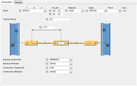 Rod Bracing Components Tekla User Assistance