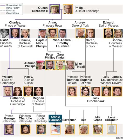 Royal Family Tree Bbc News