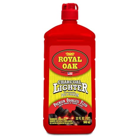 Royal Oak 32 Fl Oz Pack Charcoal Lighter Fluid In The Charcoal Lighter