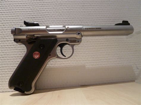 Ruger Mark 4 Target Inox Calibre 22Lr Armes Neuves Armurerie