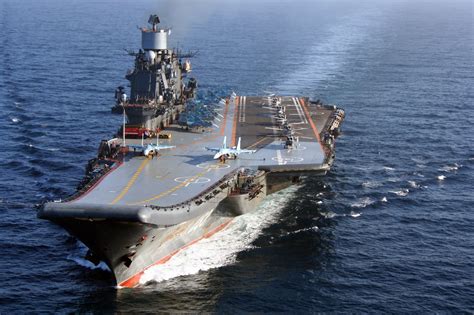 Russian Aircraft Carrier Kuznetsov