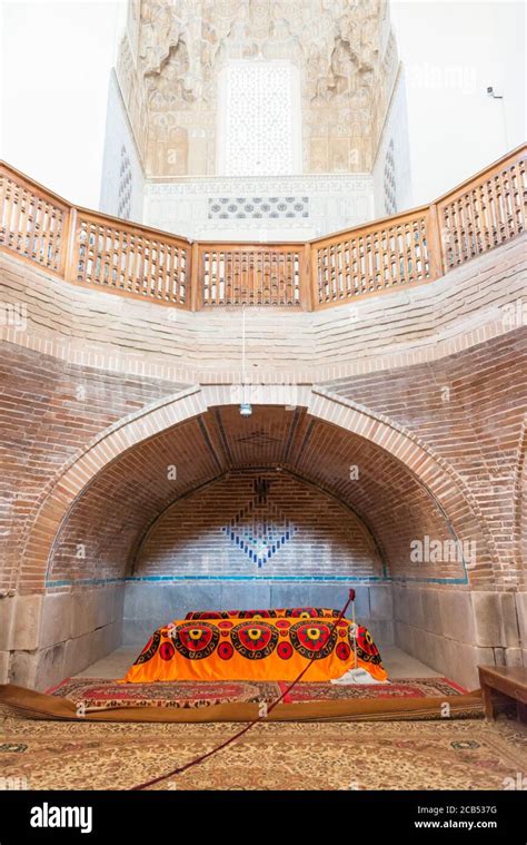 Samarkand Uzbekistan Grave Of Bibi Khanym Mausoleum A Famous