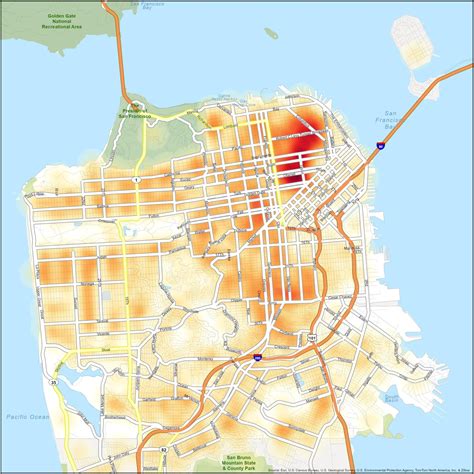 San Francisco Drug Dealing Violent And Property Crimes All In One Map The Front Steps San Francisco Marin County Real Estate