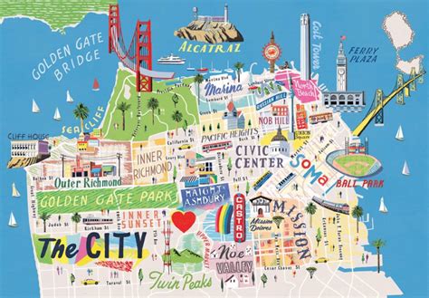 San Francisco Maps Top Tourist Attractions