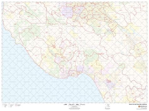 Santa Cruz Zip Code Map Printable Maps Online