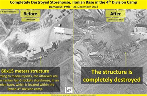 Satellite Shows Damage To Iranian Bases After Israeli Syria Strike