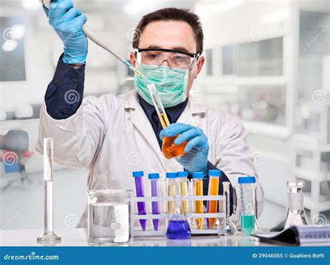 Scientist At Work Royalty Free Stock Photo Image 29046055