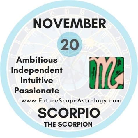 Scorpio Born On November 20