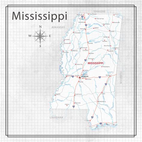 Scrapbook Customs Mississippi Adventure Map Ds Paper