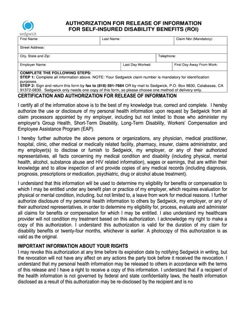 Sedgwick Fmla Forms Pdf Fill Online Printable Fillable Blank