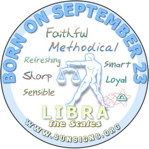 September 23 Zodiac Birthday Horoscope Personality Sunsigns Org