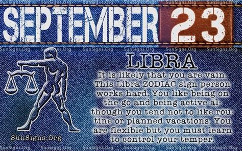 September 23 Zodiac Libra Birthday Personality Zodiac Sign