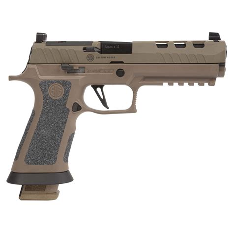 Sig Sauer P320 Xfive Dh3 9Mm Luger 5In Stainless Steel Coyote Tan