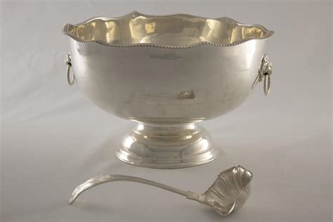 Silver Punch Bowl Ladle 10 Pints Jubilee Hire