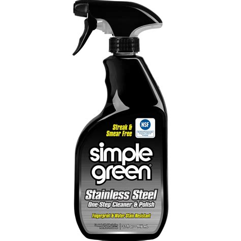 Simple Green Smp18300 Stainless Steel One Step Cleaner Polish 32Oz