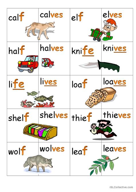 Singular Plural Nouns Singular Nouns End In Y F Fe Vowel The Best