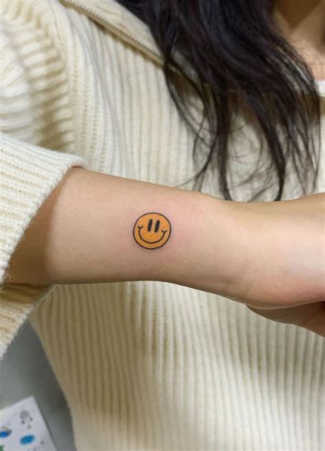 Smiley Tattoo Get An Inkget An Ink