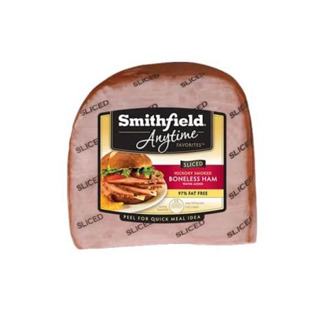 Smithfield Sliced Hickory Smoked Boneless Ham 1 Lb Fry S Food Stores