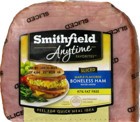 Smithfield Sliced Maple Flavored Boneless Ham Limit 2 At Sale Retail