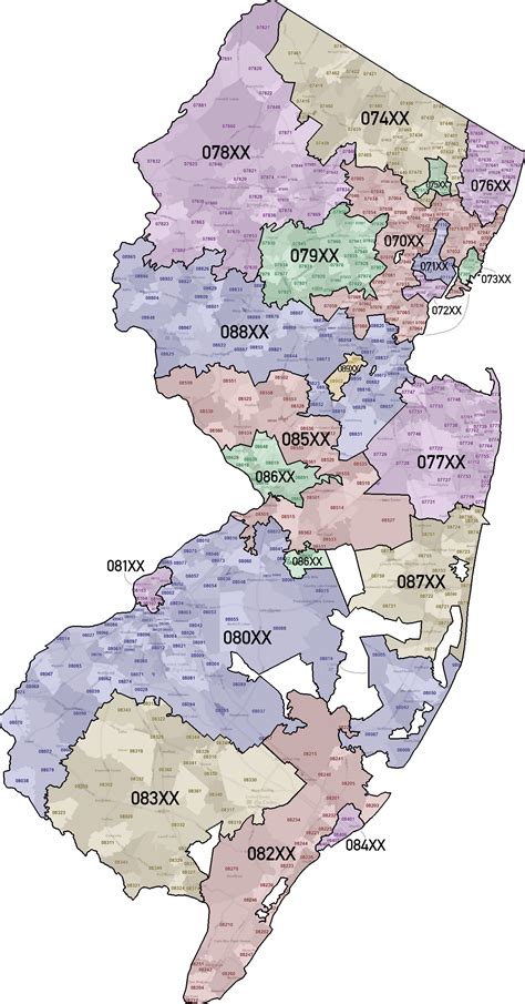 South Plainfield New Jersey Nj Zip Code Map Downloads