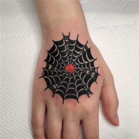 Spiderweb Hand Tatt Hand Tattoos Web Tattoo Tattoos