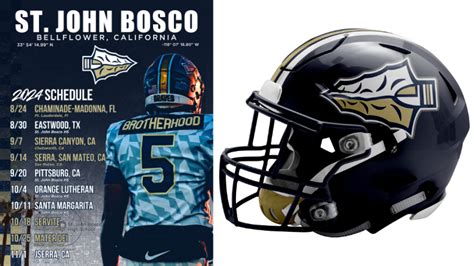 St John Bosco California Releases 2024 Schedule High School