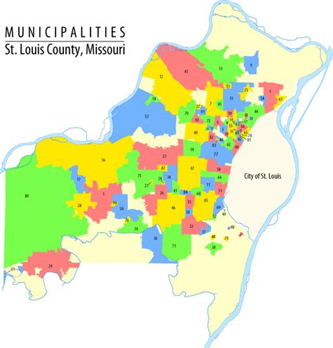 St Louis County Map By Zip Codes Literacy Basics