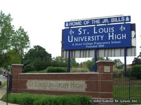 St Louis University High School In St Louis City