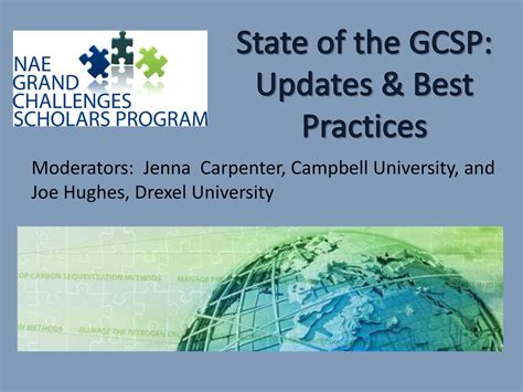 State Of The Gcsp Updates Amp Best Practices Ppt Download