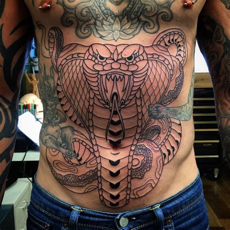 Stomach Tattoos Designs For Men