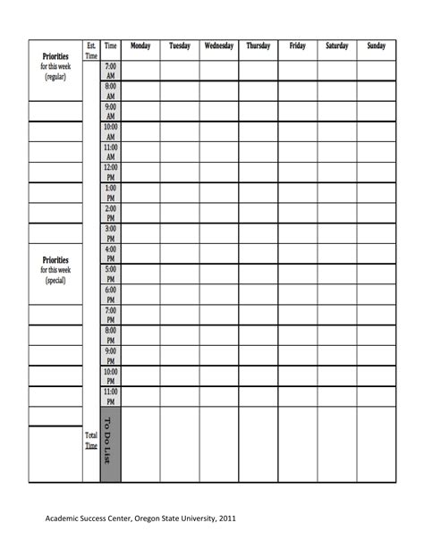 Study Plan 22 Examples Format How To Create Pdf