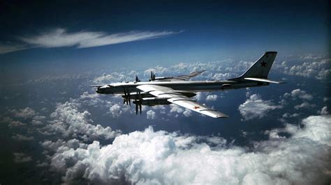 Stunning Hd Wallpaper Of The Tupolev Tu 95 In Flight