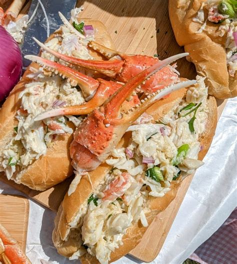 Succulent Snow Crab And Lump Crab Hoagie Kilted Chef