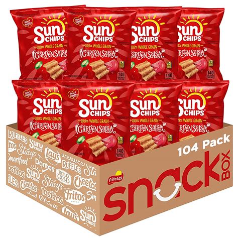 Sunchips Garden Salsa Flavored Multigrain Snacks 1 Ounce Pack Of 104