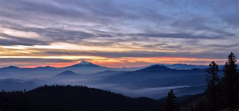 Sunrise Behind Mt Shasta Ashland Daily Photo