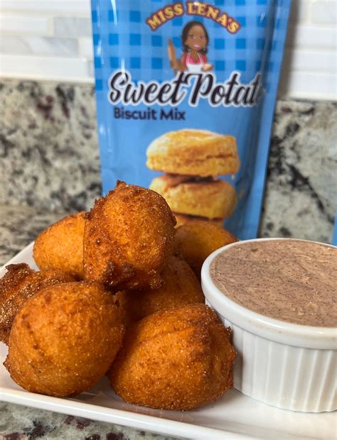 Sweet Potato Hushpuppies With Whipped Honey Cinnamon Butter