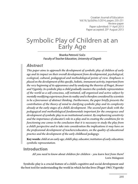 Symbolic Speech Pdf Thought Developmental Psychology