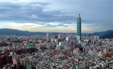 Taipei Tower Taiwan City Skyline Travel Around The World Vacation