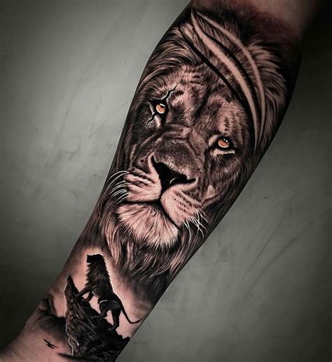 Tattoo Lion Forearm