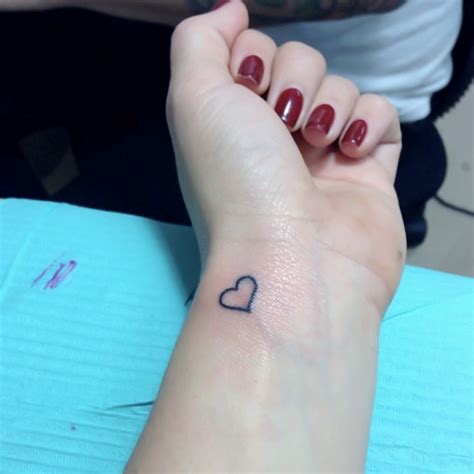 Tattoo On Wrist Heart