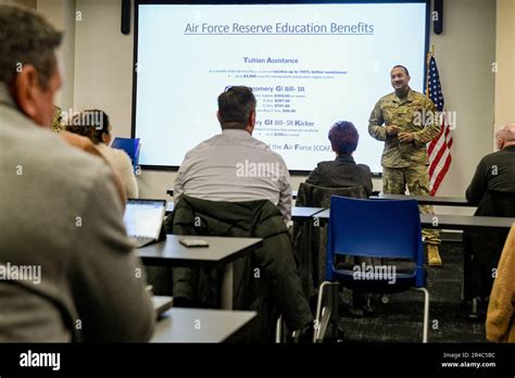 Tech Sgt Eric Jackson An Air Force Reserve Command Recruiter Briefs