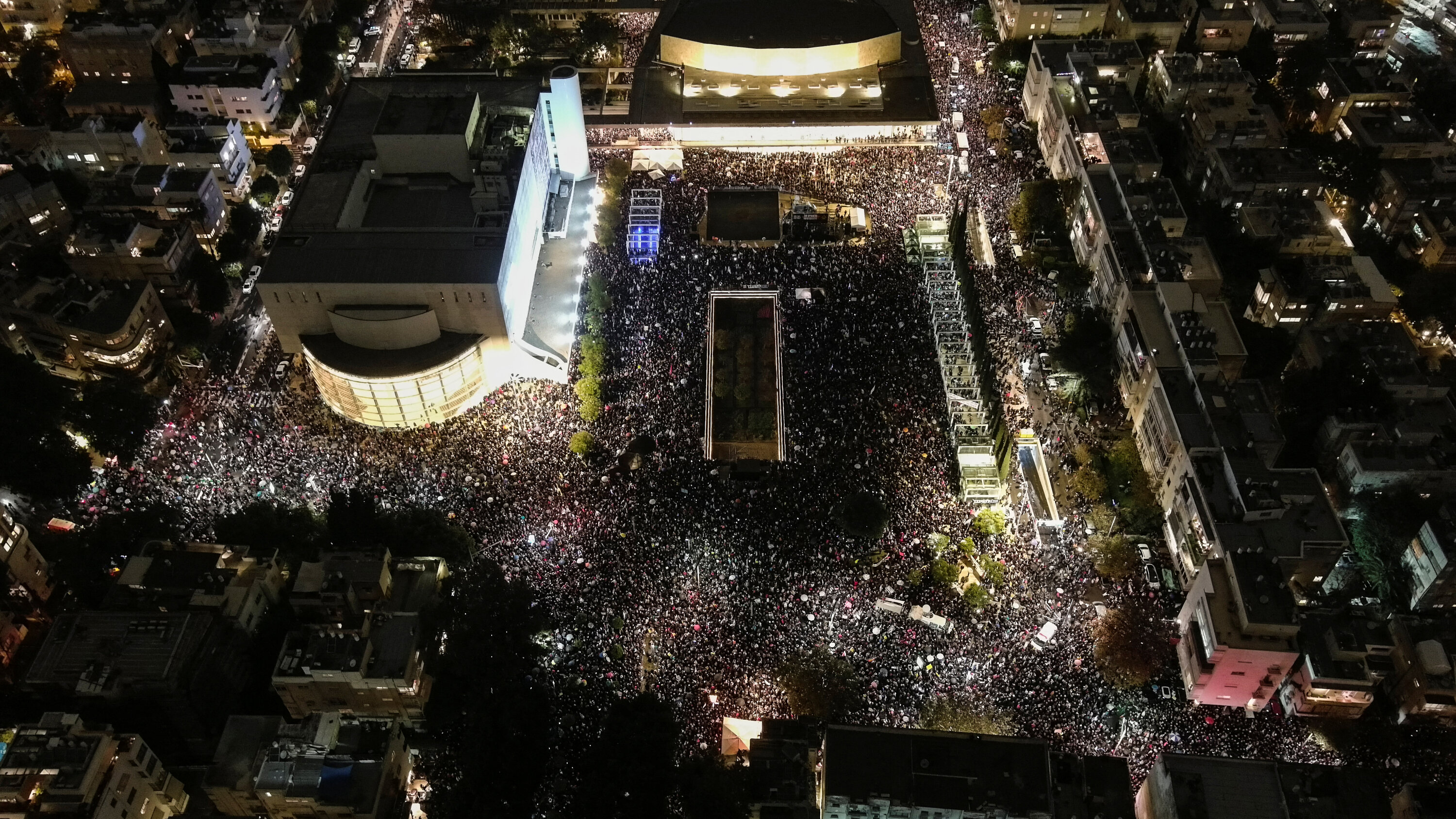 Tel Aviv Protests Dozens Injured As Thousands Demonstrate Against